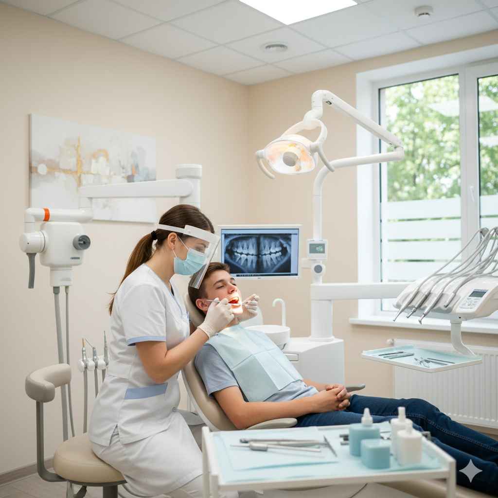 Dental clinic treatment and care