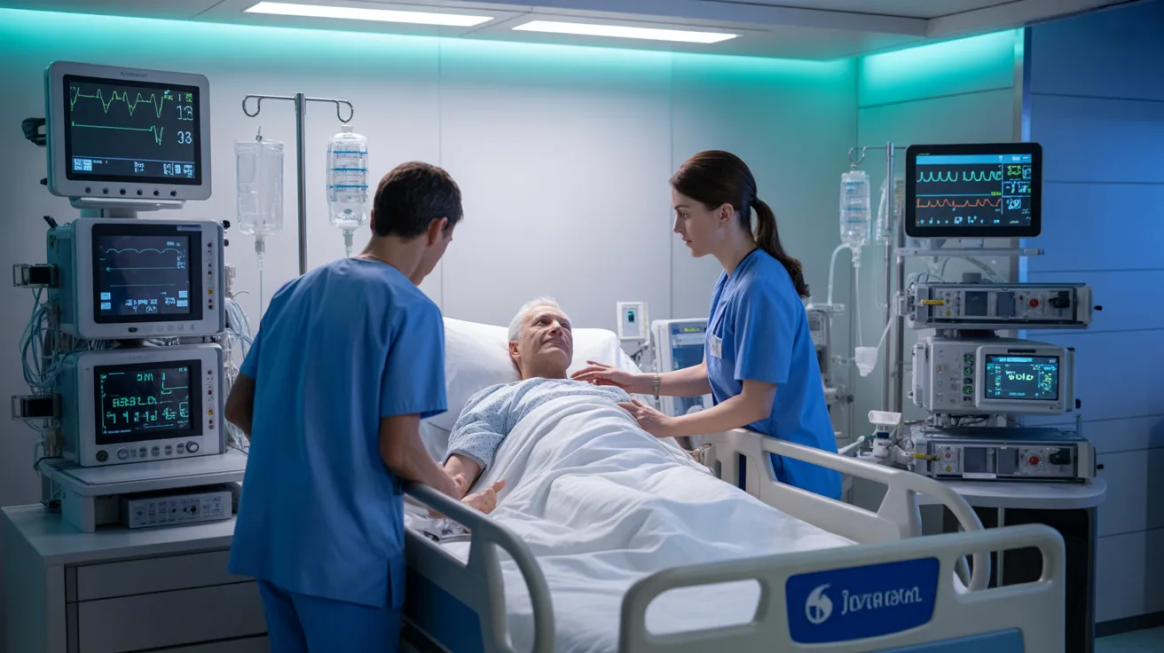 Critical care unit with intensive monitoring